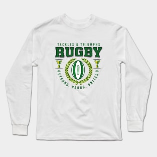 Rugby glory tackles & triumphs collection Long Sleeve T-Shirt